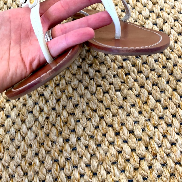 White Tory Burch sandals - size 9 - Picture 3 of 4
